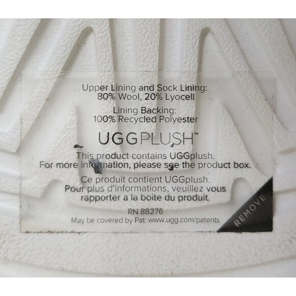 Ugg Rain Boots Women's Size 8 Classic Clear Mini Pixelate Rainbow Zebra Stripes - Picture 8 of 11